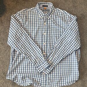 Tailor Vintage Blue Checkered Men's Shirt